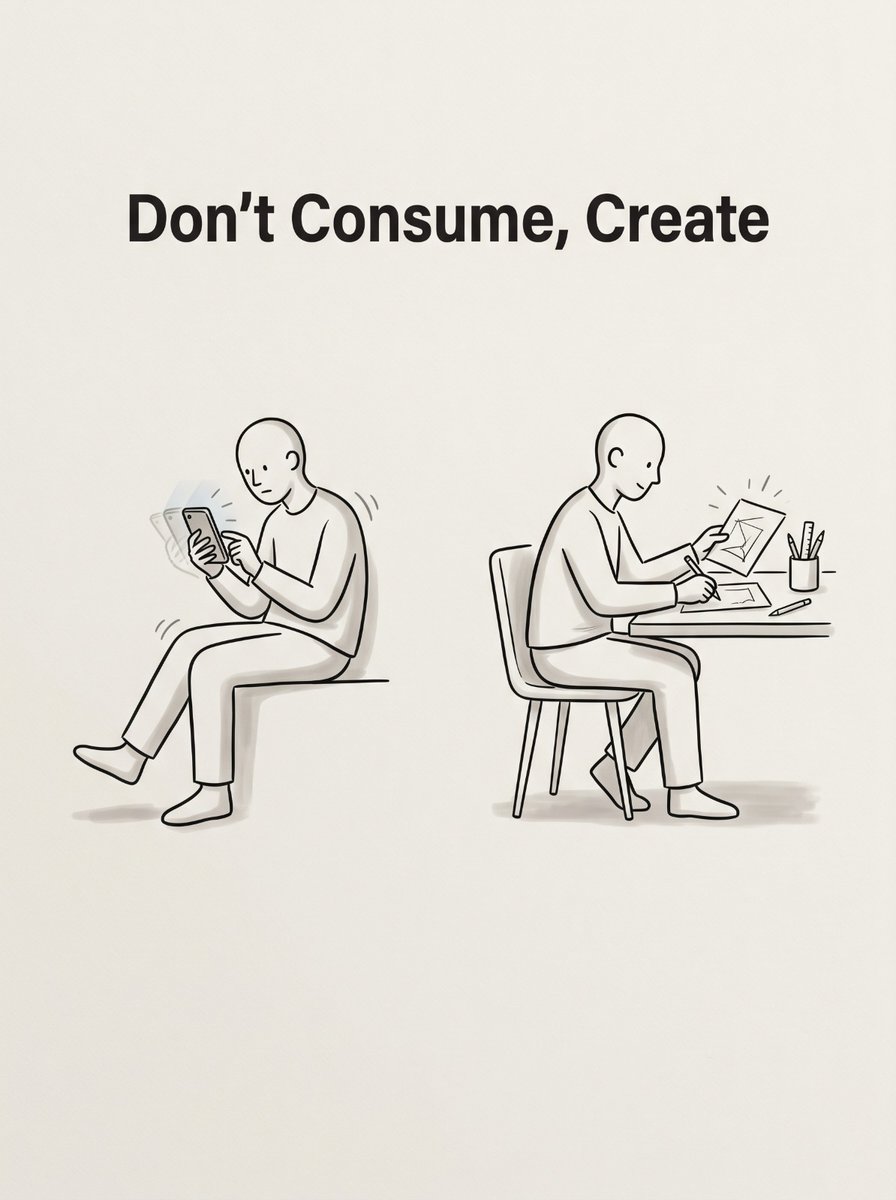 Don't Consume, Create